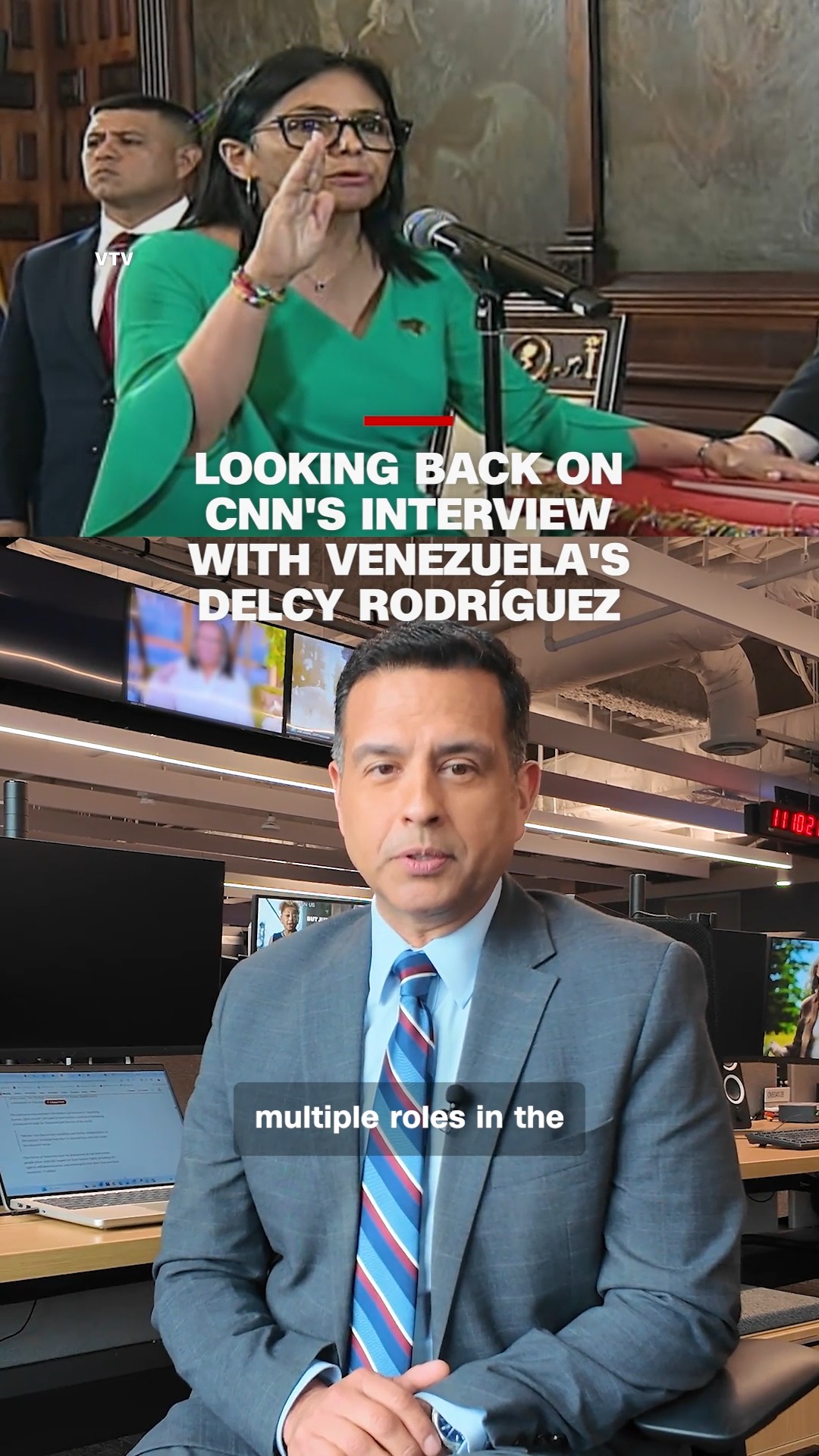 CNN's Rafael Romo recalls his impromptu interview with Delcy Rodríguez ...