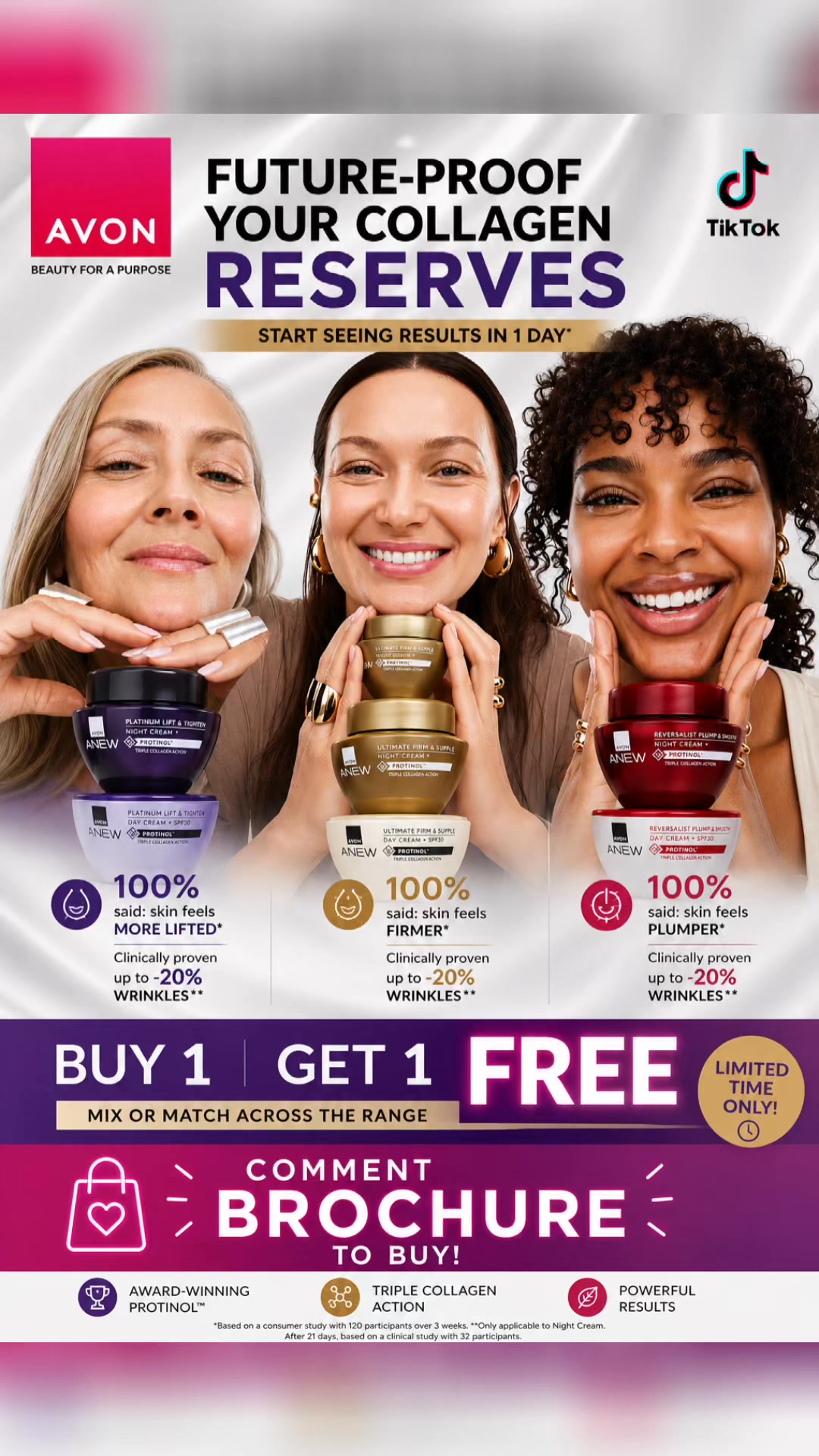 This lineup though 😍 Why shop anywhere else when you can get everything you need at Avon?! Shop our icons here bit.ly/42Qh5lS