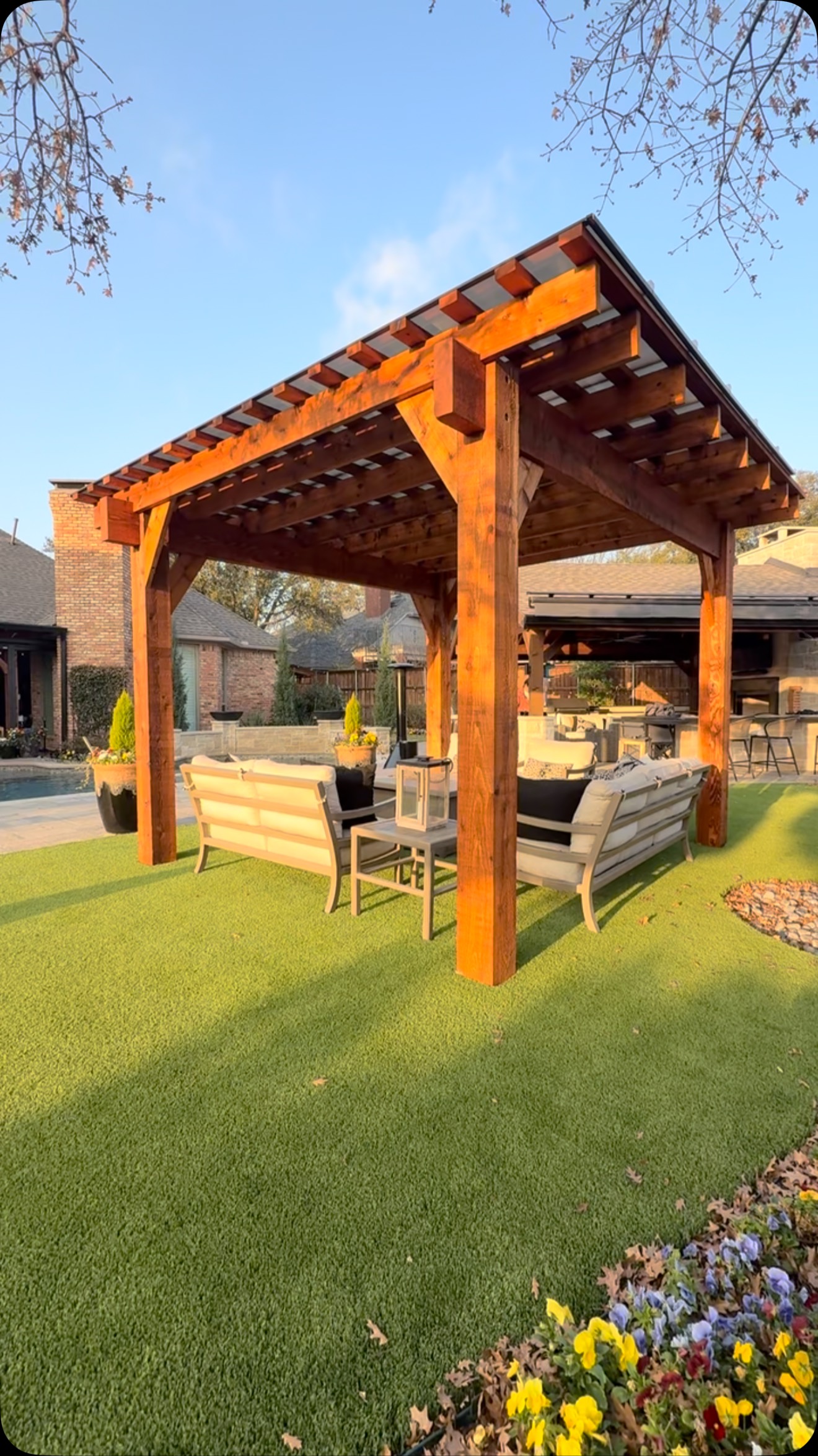 Fat Cowboy 🤠 $10,900. Installed in your backyard on SkyLift Roof Risers ...