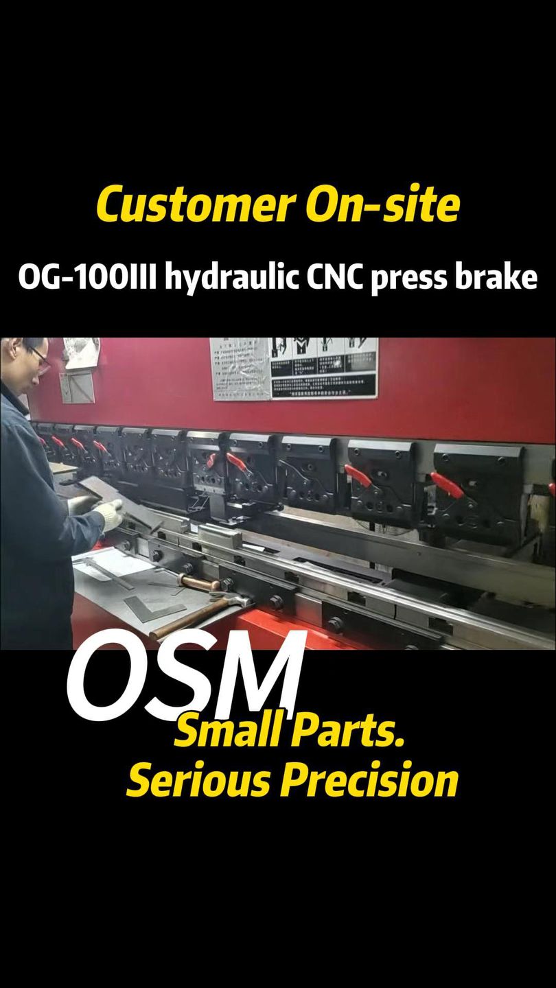 Small Parts. Serious Precision. | OSM OG-100III on Site Real customer ...