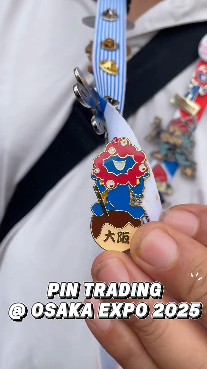 Commemorative Pin Trading at Osaka Expo 2025 Runs WILD