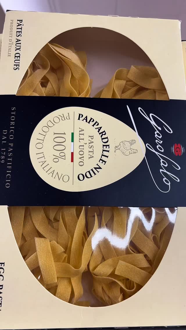 Visual Reference: Authentic Italian Pasta Made To Perfection Garofalo Pappardelle Nido