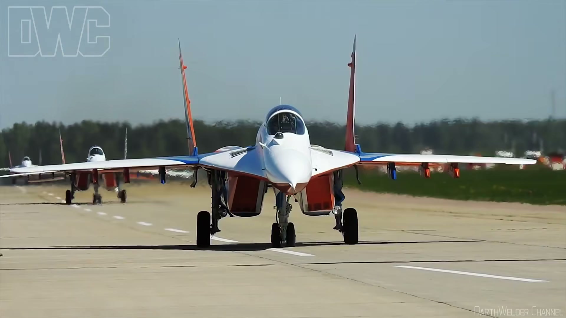MiG-29 (iz.9.13) from aerobatic team Swifts with Su-30SM from