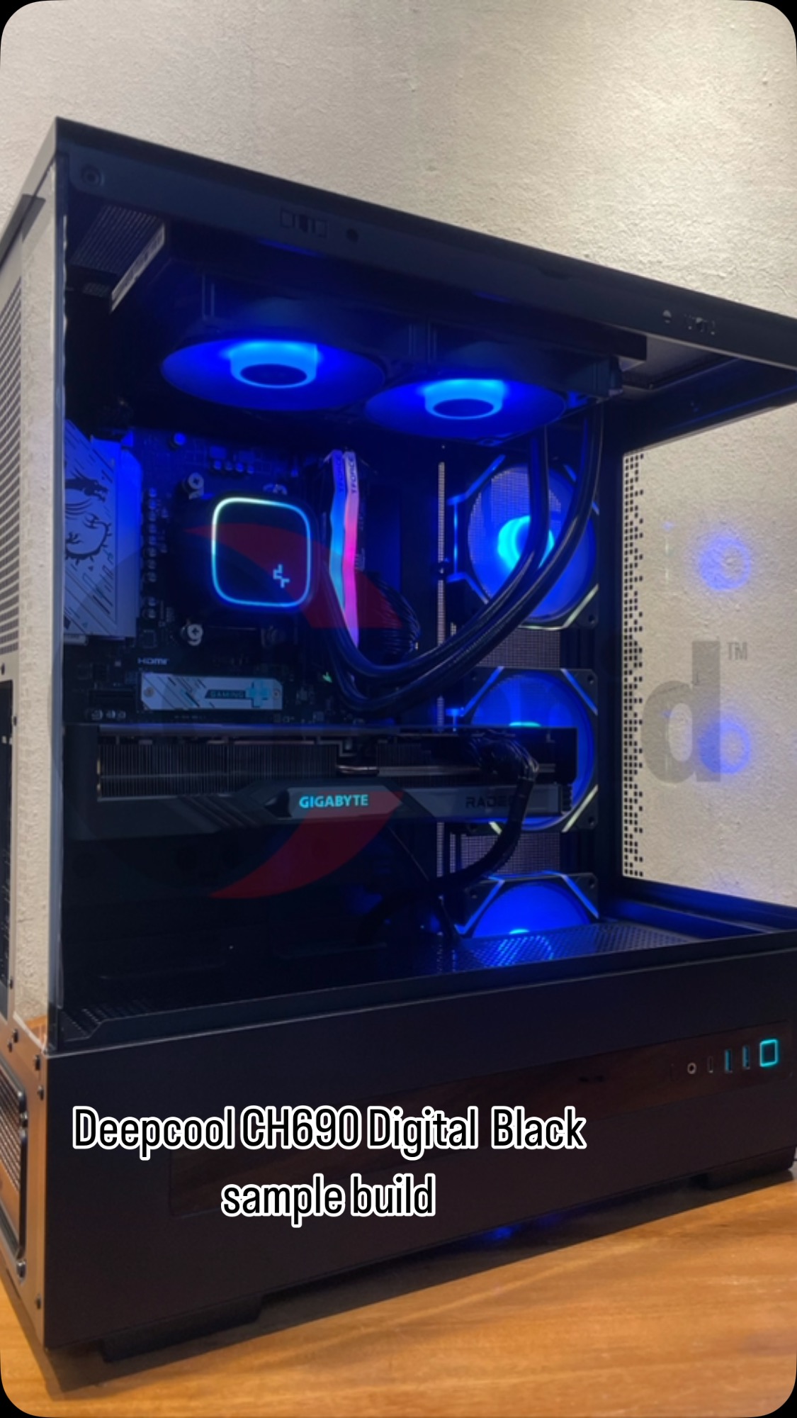 Deepcool CH690 Digital Black sample build #tatakcheapid #cheapidako # ...