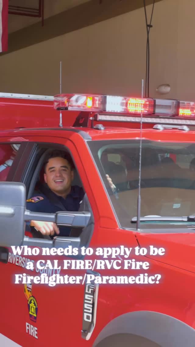 CAL FIRE is now accepting Paramedic applicants with a California EMT-P ...