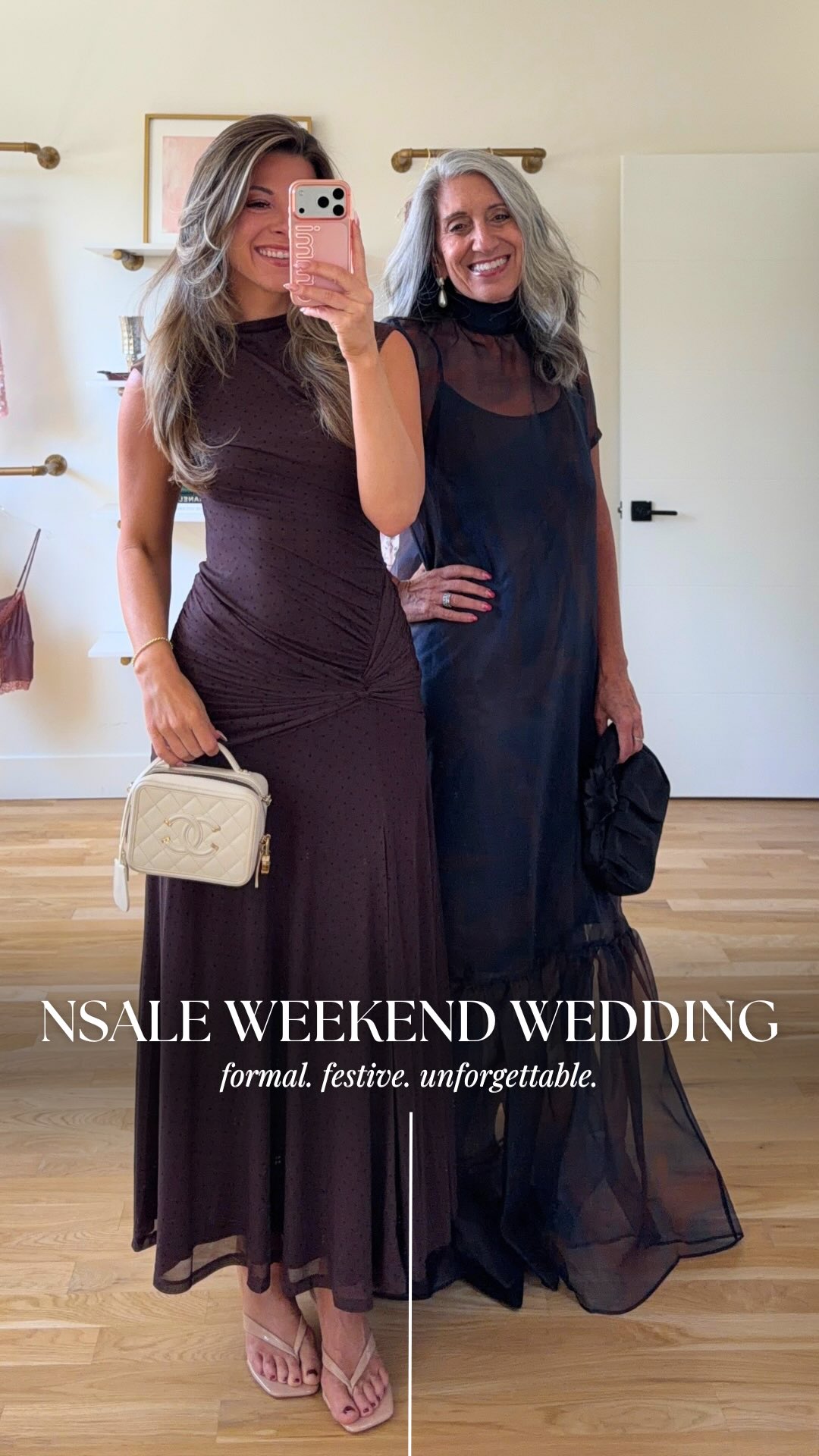 rehearsal dinner dress for bride nordstrom Mother of the / Groom & Wedding Guest solutions! 🍂 Shop here ➡️ https://liketk.it/6iLVZ or comment SHOP!, From the welcome party and to the ceremony and reception. These Open Back Halter Dress lightweight chiffon bridesmaid dress Style:555 bride rehearsal dinner dress