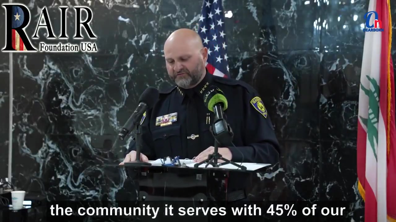WOW! - Dearborn, Michigan’s police chief speaks in ARABIC, saying ...