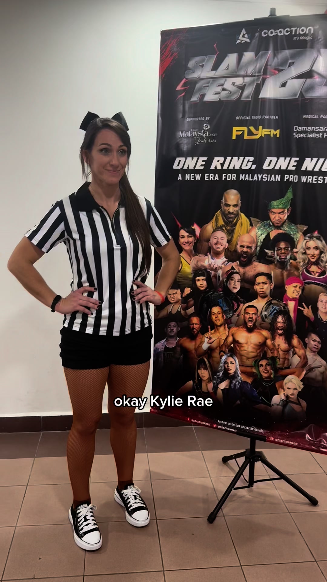 From referee to role model. Kylie Rae stood tall at SlamFest 25. 💖 Huge ...
