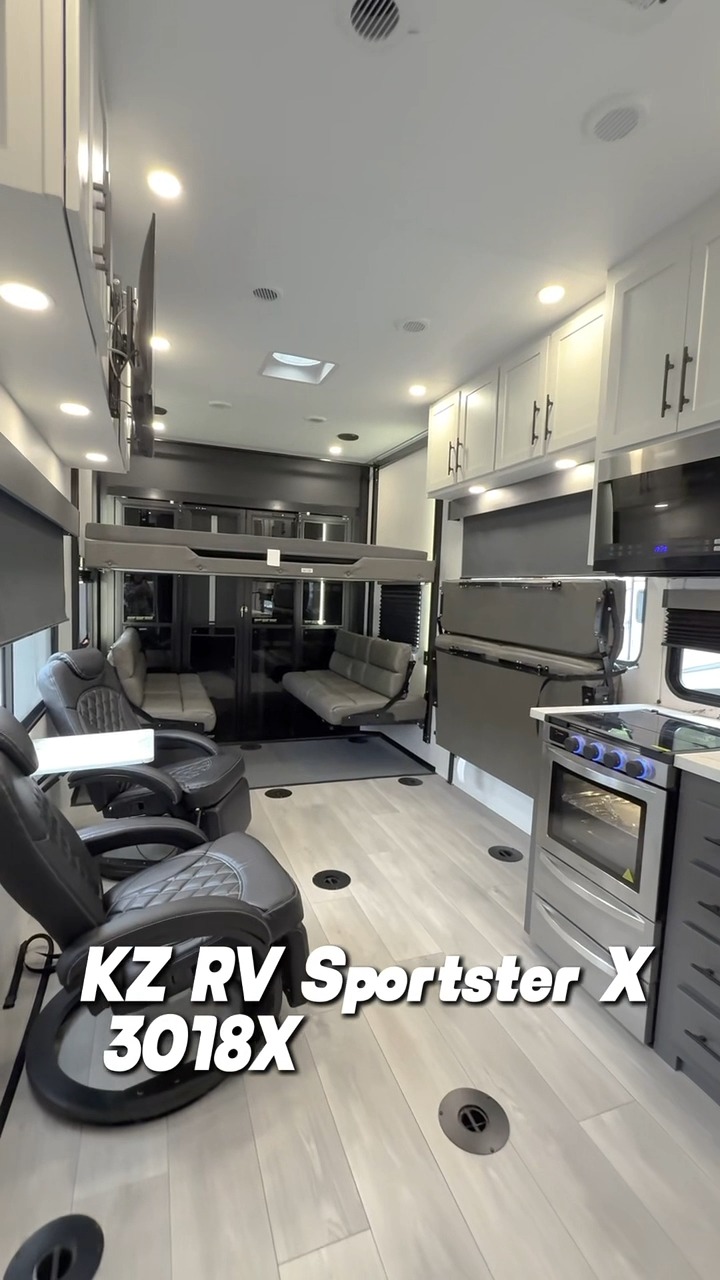 This 2026 KZ Sportster X 3018X gives you a massive 18' 8” garage