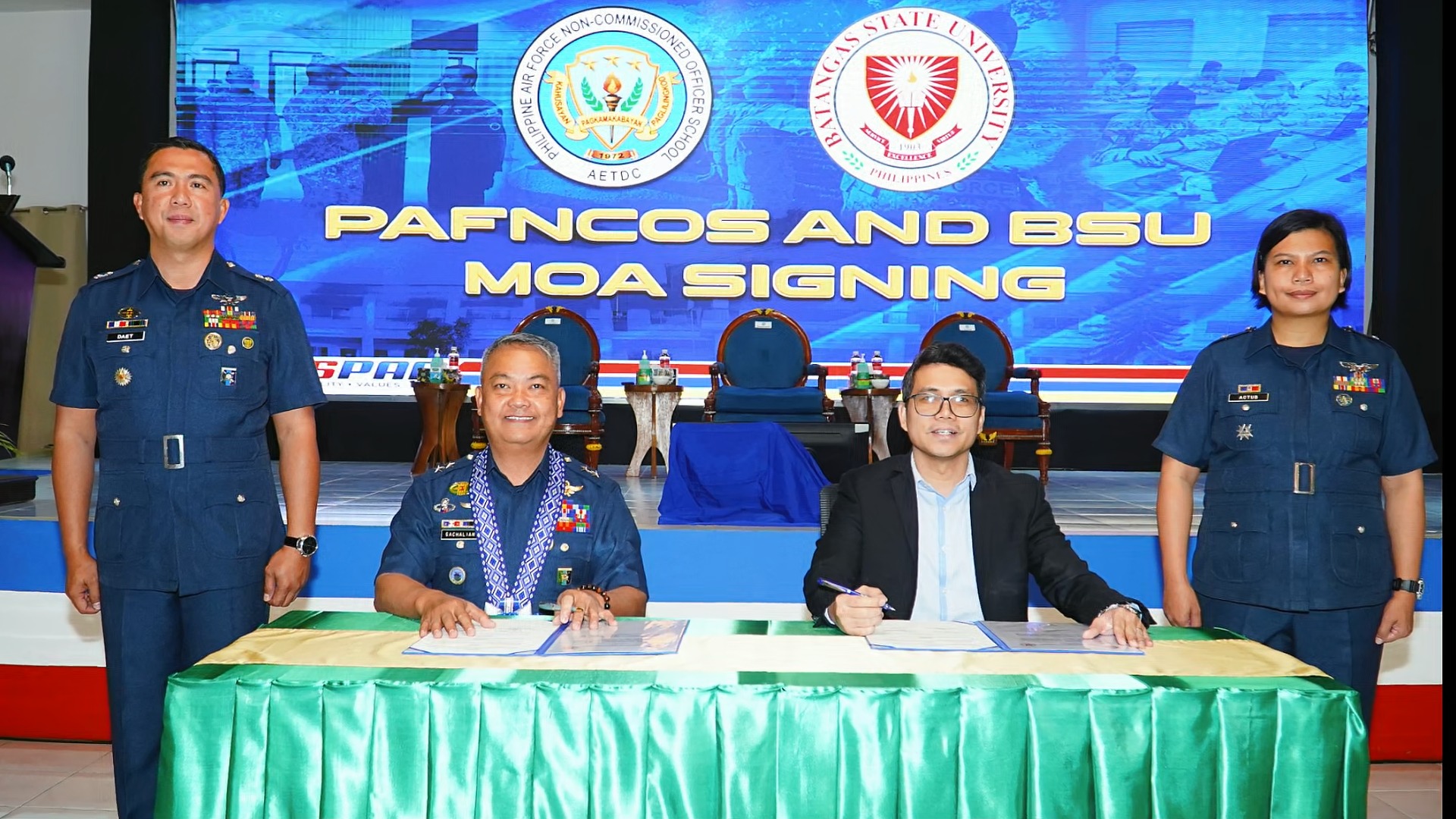 LOOK | PAF TWINNING PROGRAM WITH BSU Enhancing Management Modules for ...