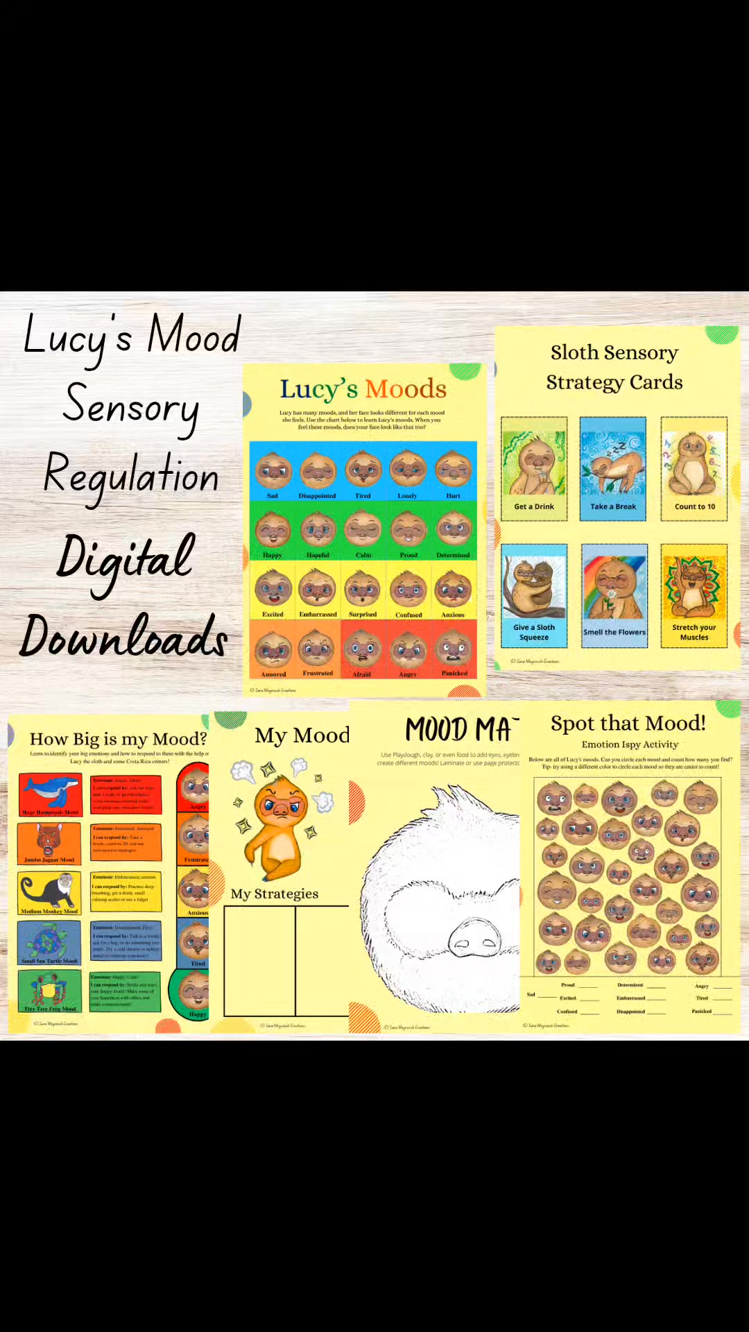 I'm excited to now offer my Lucy's Mood self-regulation activity guide ...