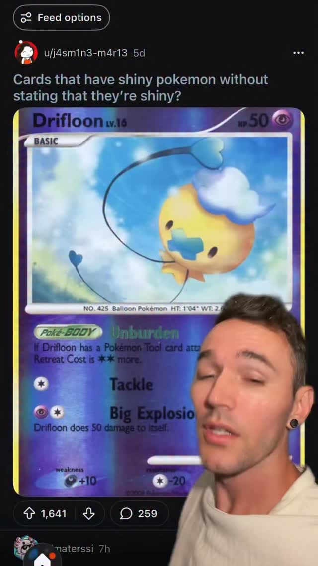 shiny drifloon pokemon card 2023 Japanese Treasure ex #260 TAG 10 this Pokmon takes 10 less damage from attacks (after applying Weakness and Resistance). Are shiny Pokmon cards like
