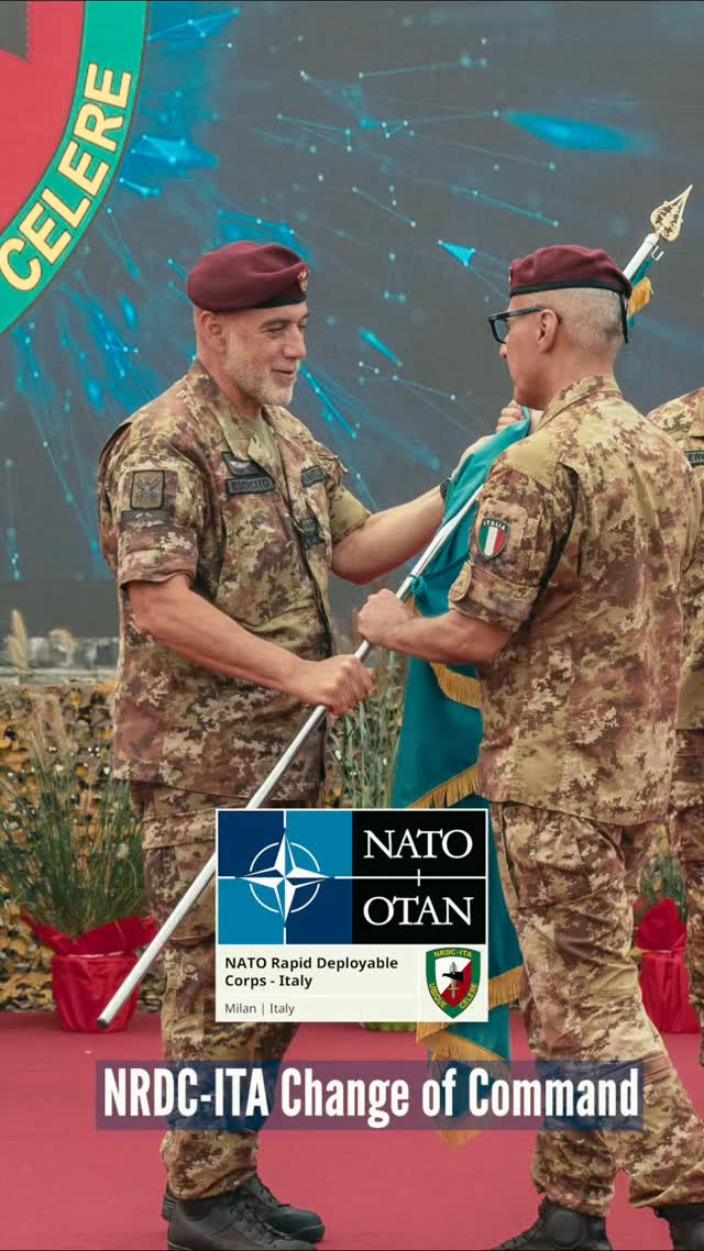 A new chapter begins... - NATO Rapid Deployable Corps Italy | Facebook