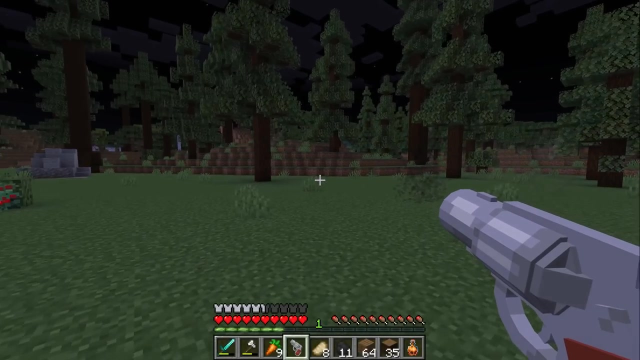 I Survived 99 NIGHTS in THE FOREST in Minecraft #firelight #new #viral ...
