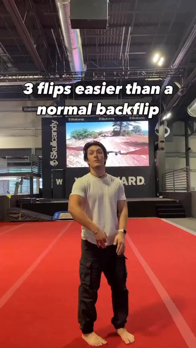 3 flips easier than a backflip #flips #tricking #utah | James Crutcher ...