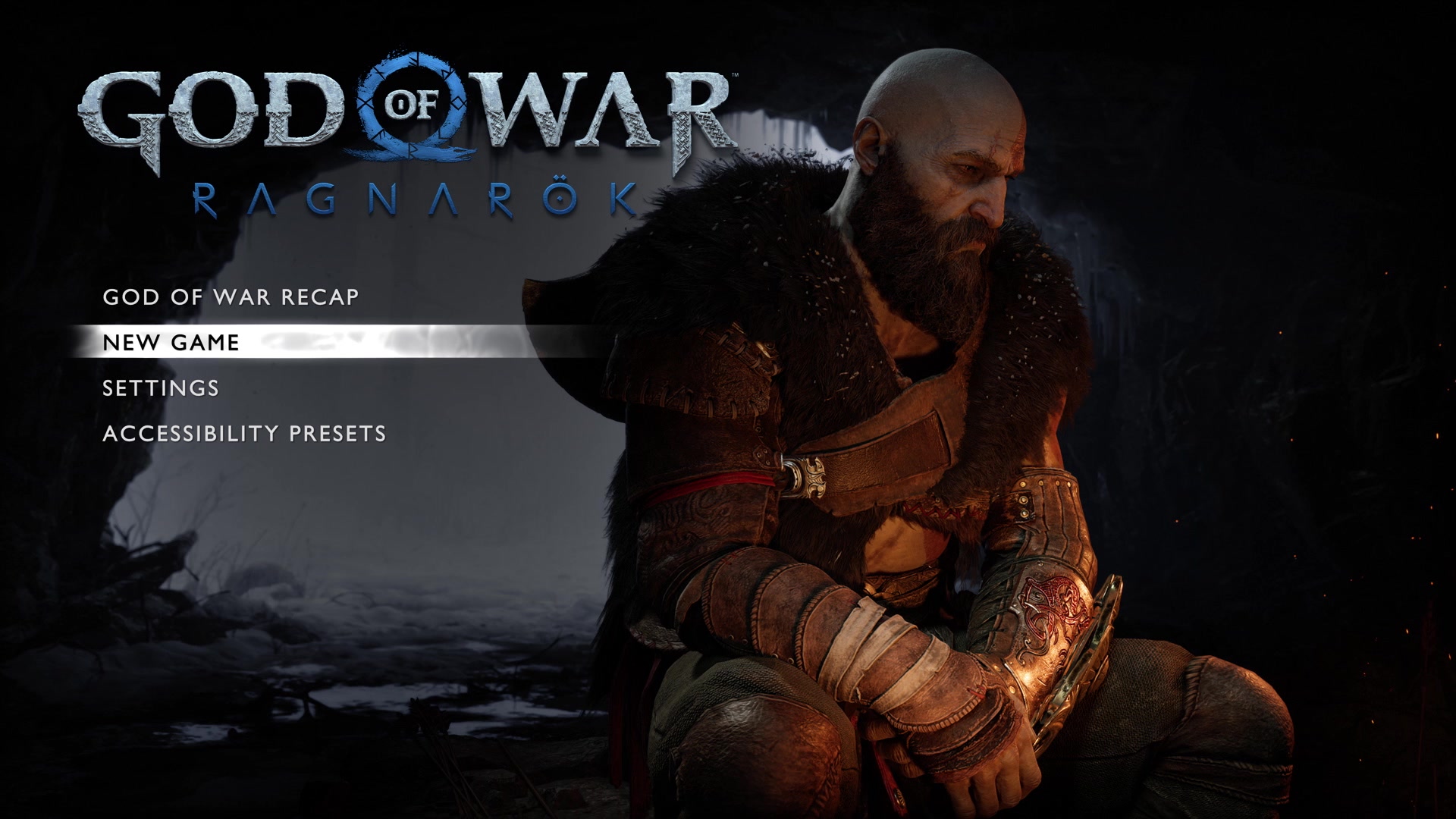 God of War Ragnarok | Menu Screen | It's time. God of War Ragnarök is ...