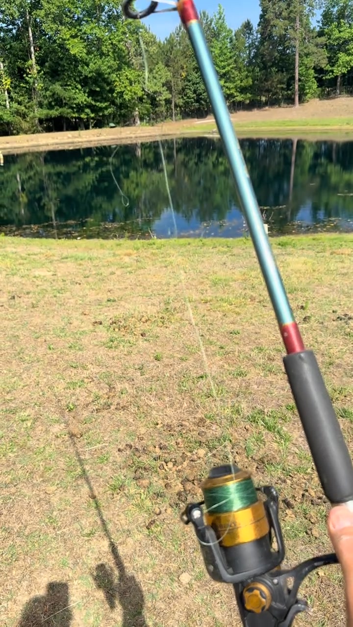 76mlxf st croix dropshot rod St. Mojo Bass Trigon Spinning Color:Agent Orange Spinner Blades River2Sea and eco Bass Pro Shops LURES