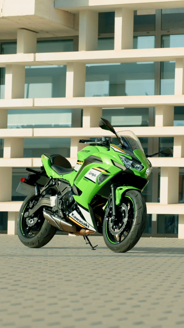 Nothing makes you stand out from the crowd quite like a Ninja 650