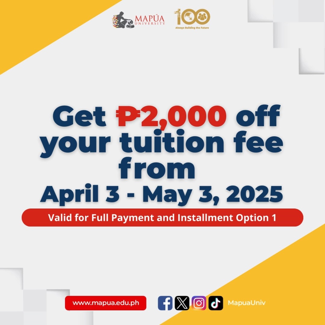 READY TO BE A MAPÚAN? 🫶 Now’s the ideal time to enroll, incoming ...