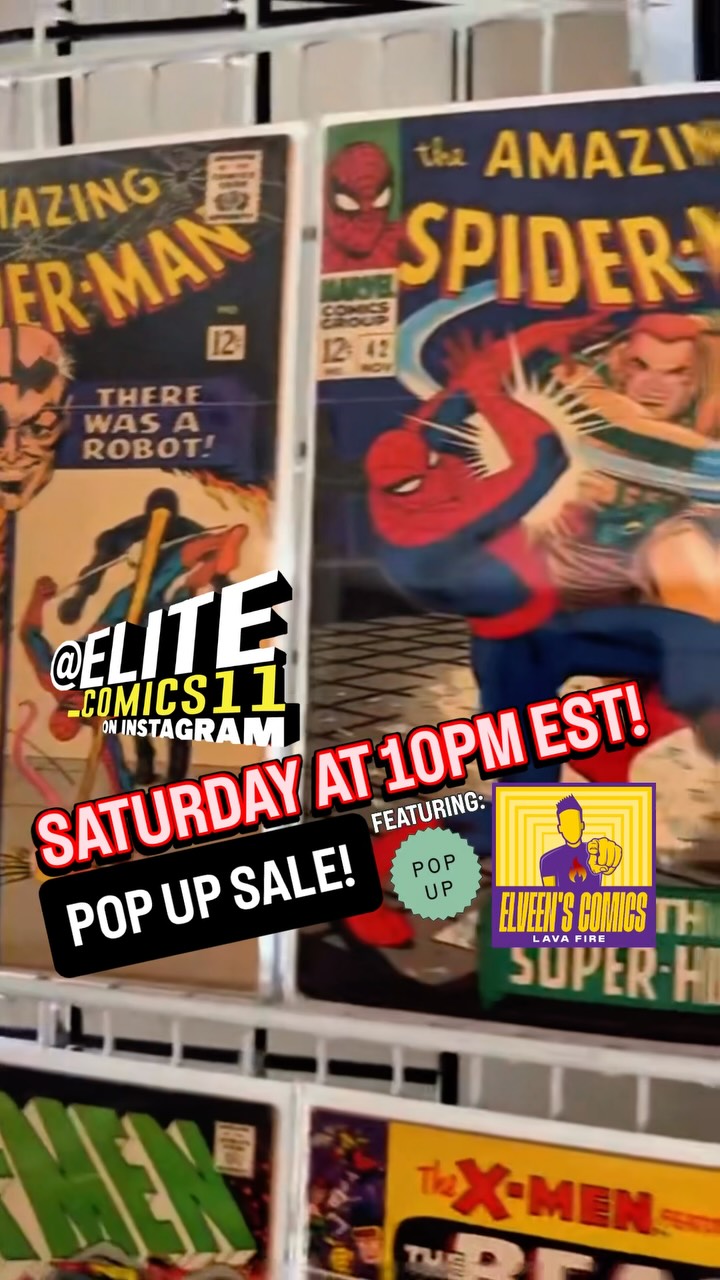 🔥DOUBLE HEADER SALES SATURDAY🔥 Join us on Elite Comics11