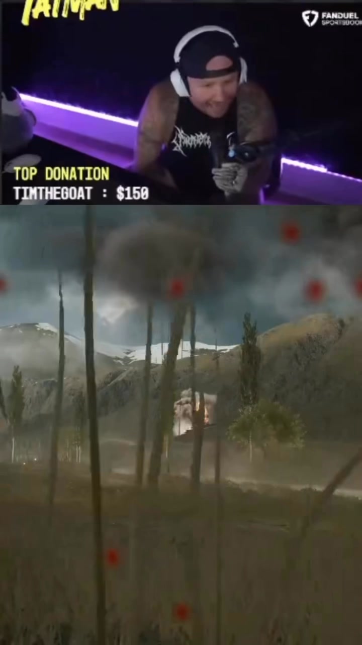 Tim gets hit out of the sky by a jet🤣 #timthetatman #fypシ ...
