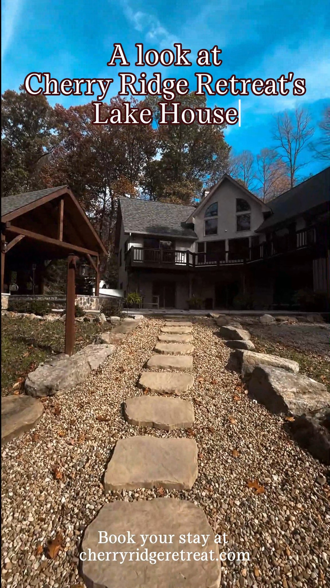 A quick peek at our Lake House cabin! Sleeps up to 8 guests, it's the ...