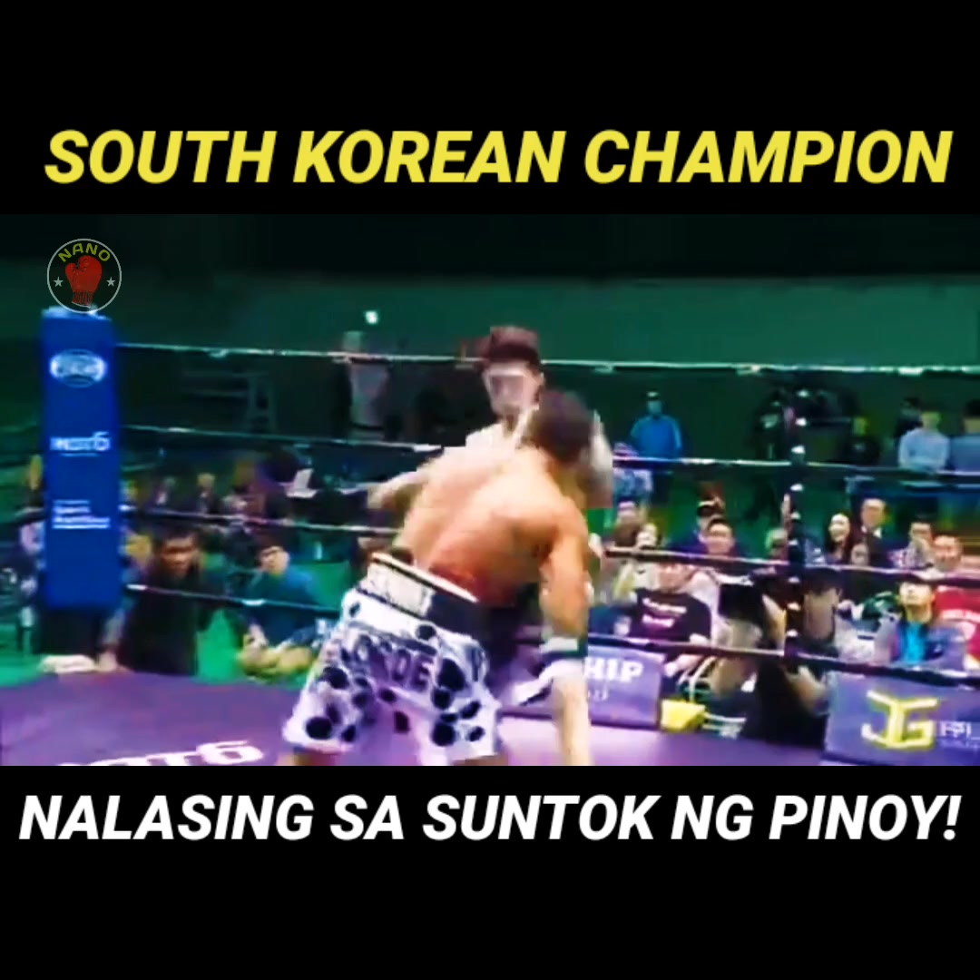 South Korean Champion Na Duling sa Lakas ng Kaliwa ng Pinoy! Part 5 ...