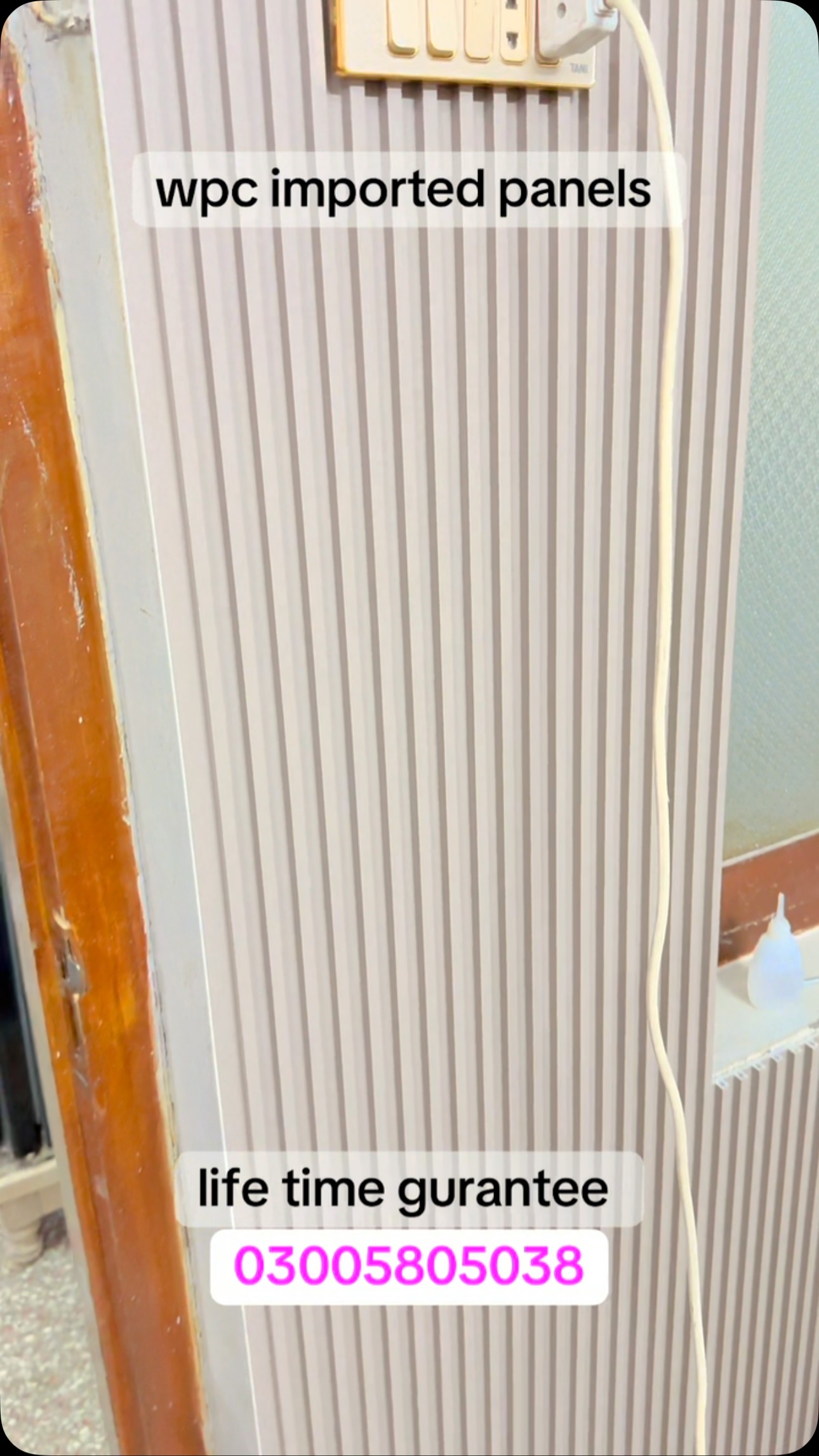 wpc imported panels life time gurantee full solid panels Pvc wall panel ...