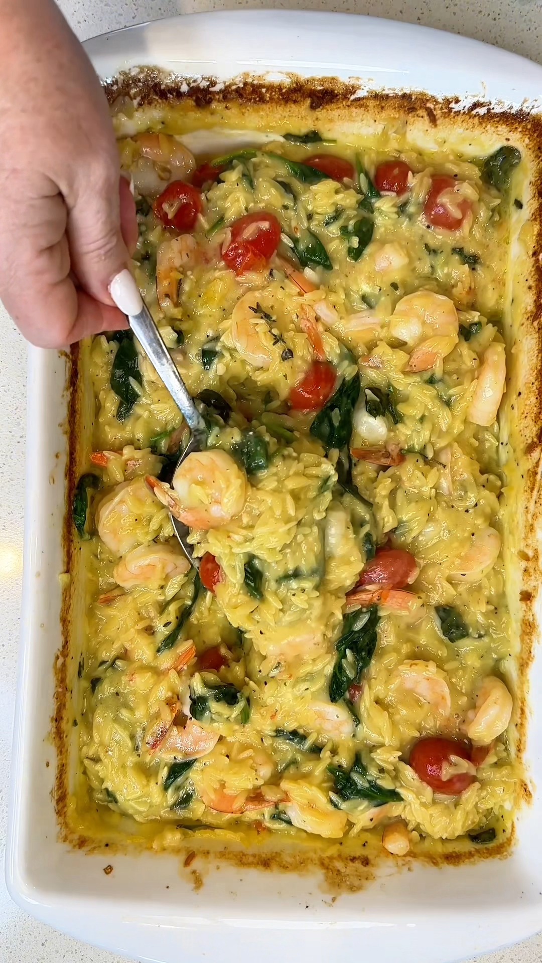 Steph de Sousa - 🌟 Garlic Prawn Risoni Bake – Your New... | Facebook