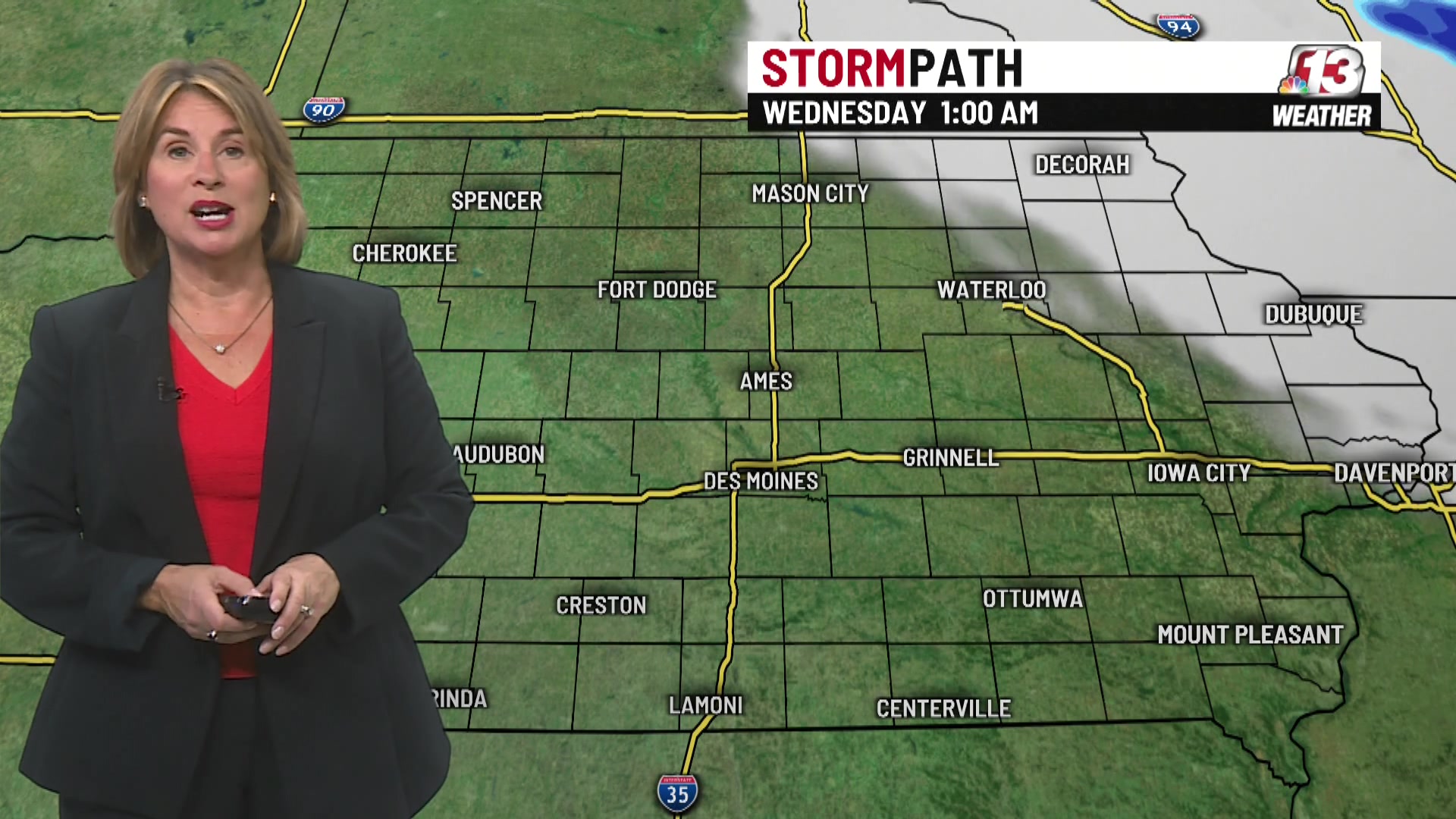 The coldest air of the season can be felt in Iowa by Thursday morning ...