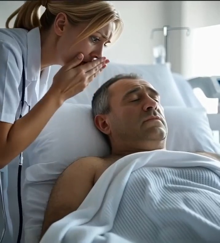 A young nurse was taking care of a man in a coma, but one day, when she ...