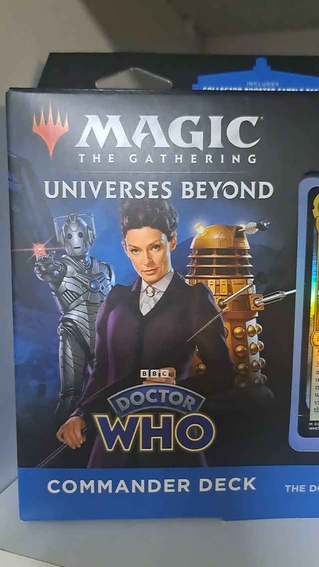 doctor who mtg commander deck - Universes Beyond: Dr. facing alien threats MTG - DOCTOR WHO COMMANDER