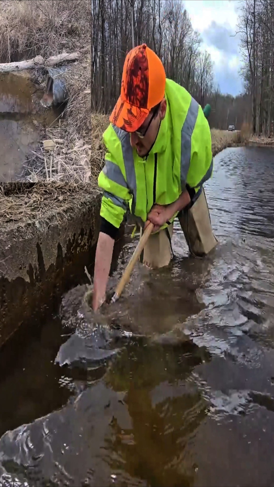 Unclogging Culvert Pipe, First Draining Of 2025 And It Was Awesome # ...