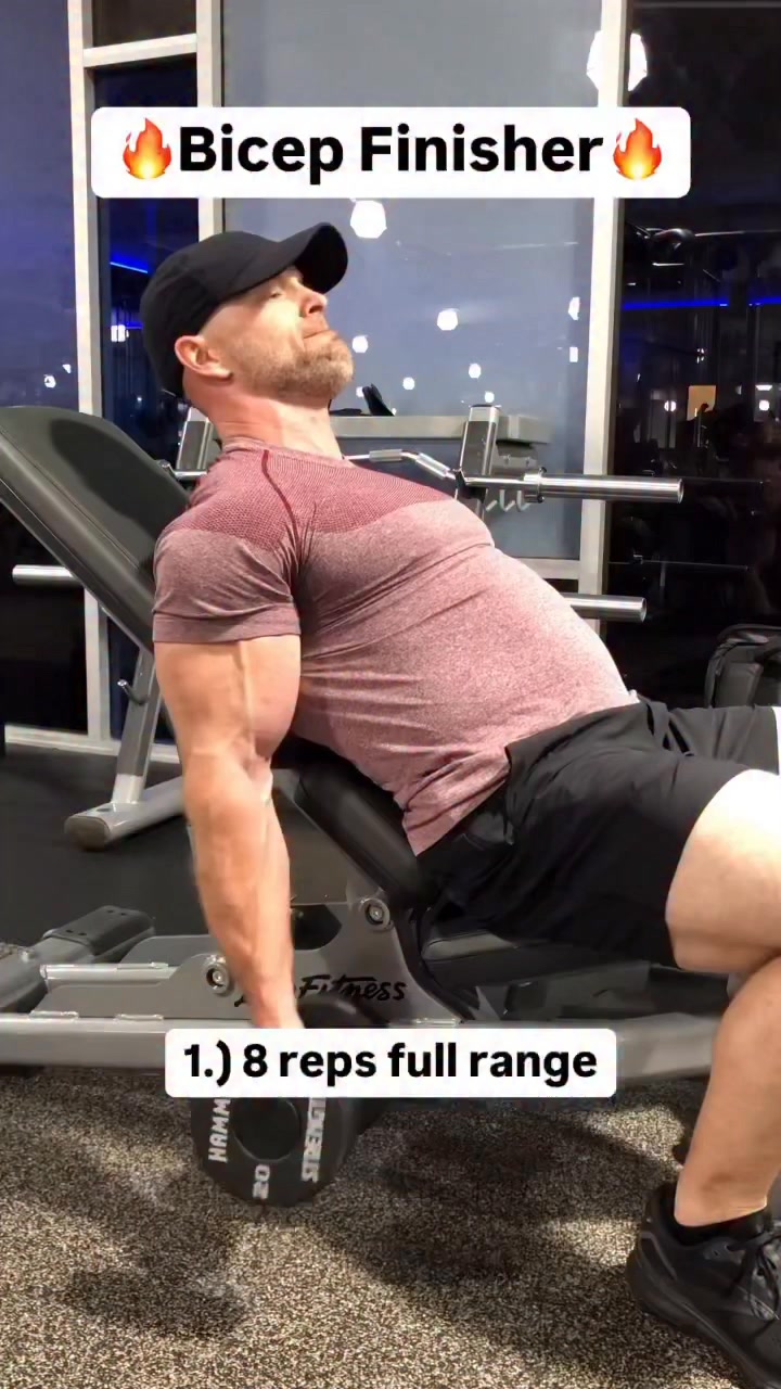 🔥 The Bicep Finisher You’ll Regret Tomorrow 🔥 My arms were on fire ...