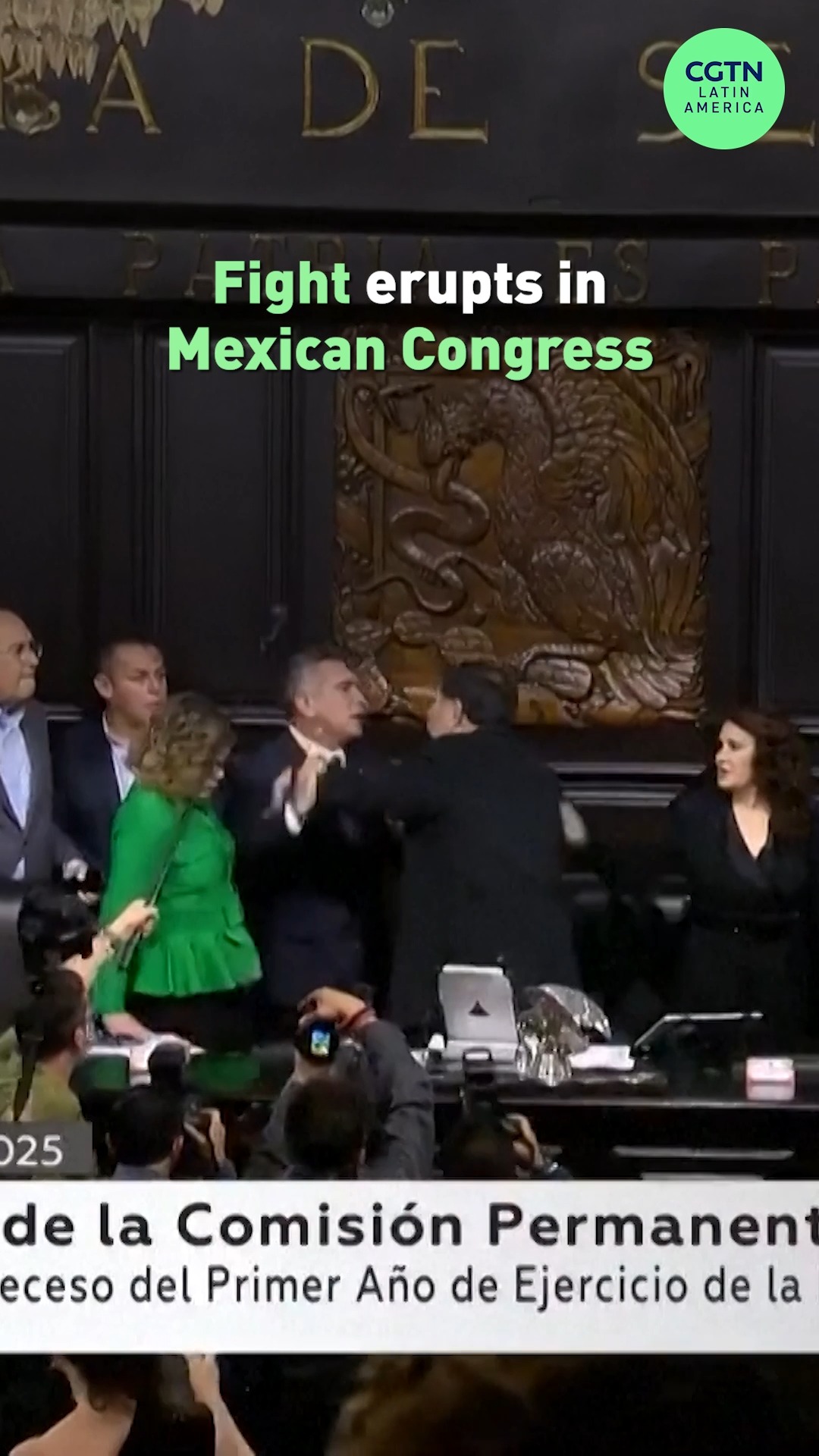 Chaos broke out inside Mexico’s Congress when a heated debate turned ...