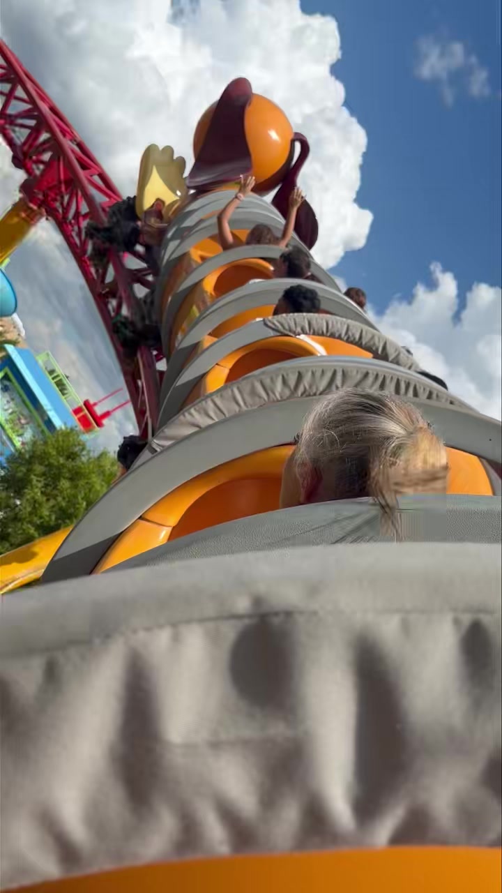 🎢🐶 Hold on tight! Slinky Dog is taking us on a wild ride through Andy’s ...
