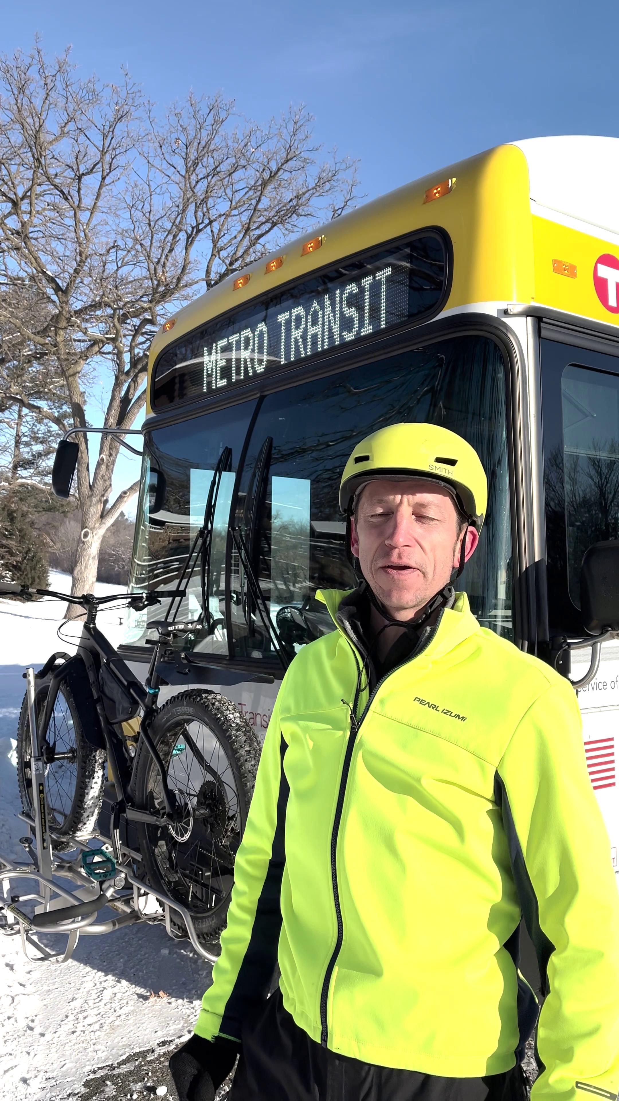 Did you know you could put a fat bike on the front of a bus? You can ...