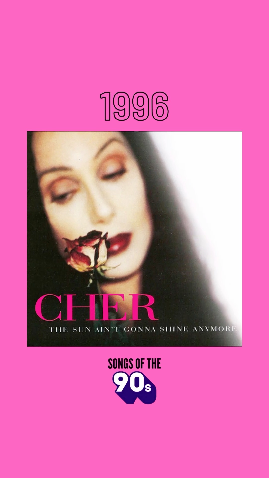 The Sun Ain't Gonna Shine Anymore” by Cher From the album “It's a