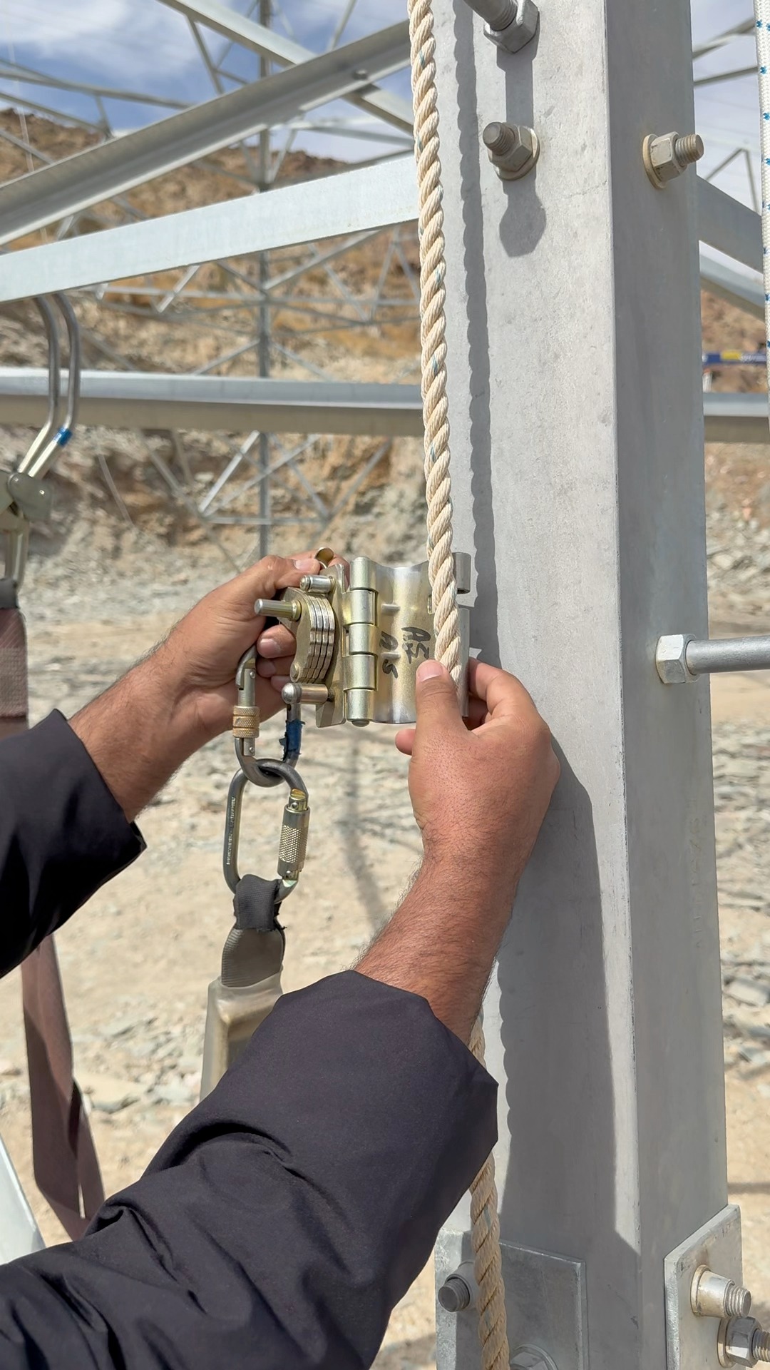 Staying Secure with the Rope Grab and Lifeline #Facebook #powerline ...