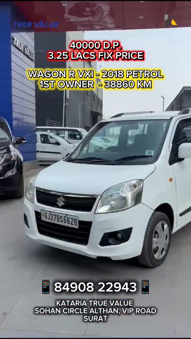 For Sale : WAGON R VXI 2018 Model at Kataria True Value MAKARBA ...