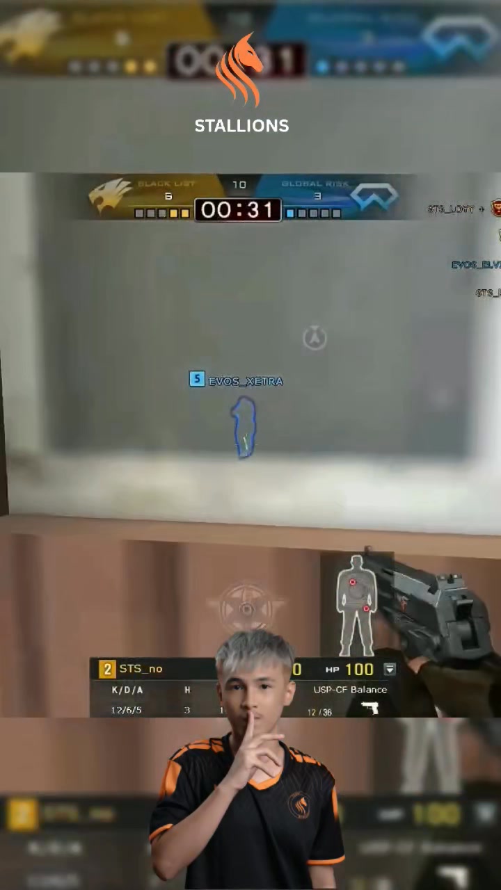 This Is How Aggressive STS No Is 😤🔥 #esports #Crossfire