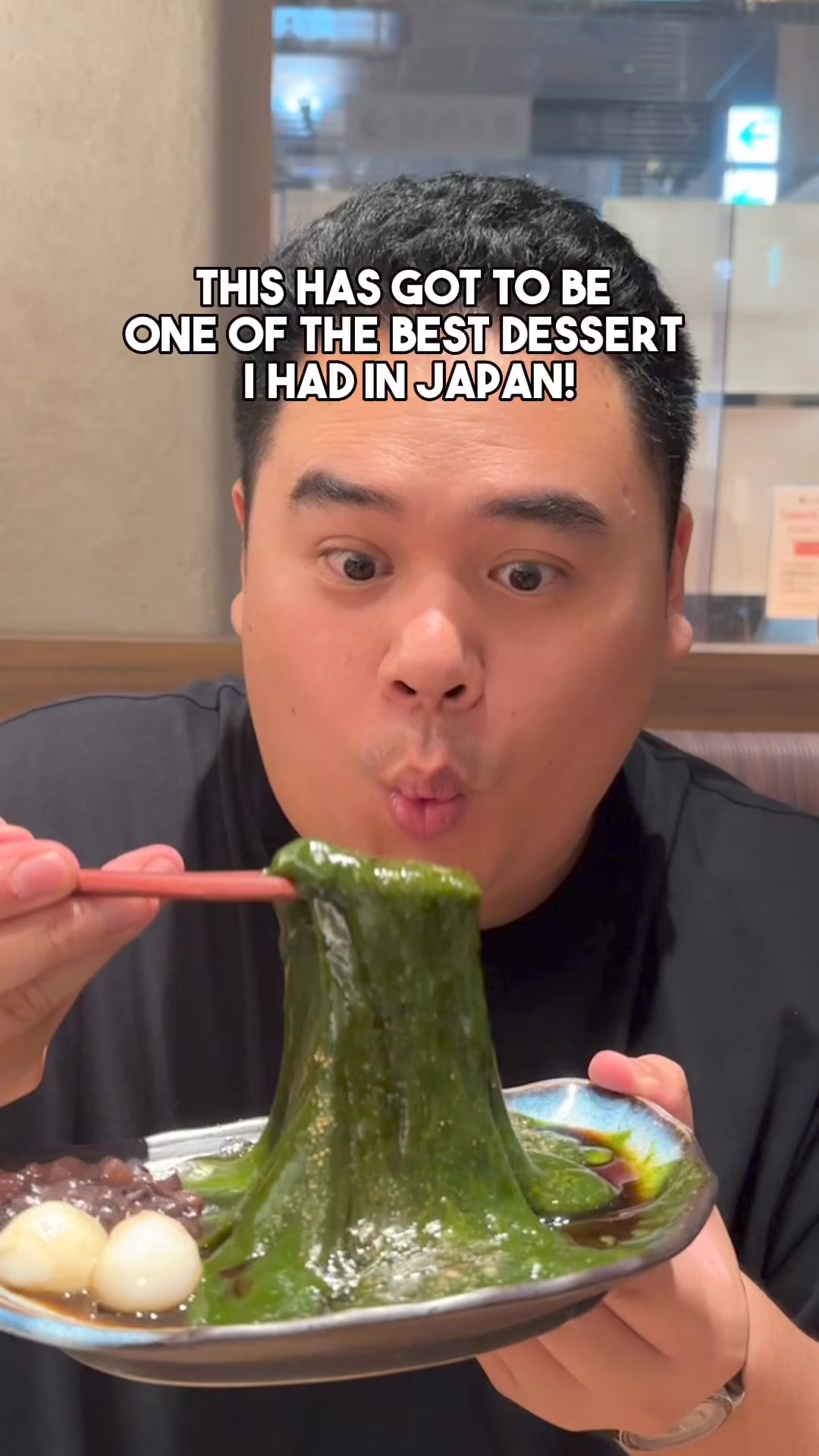 Super unique #mochi called #warabimochi and this one is clear