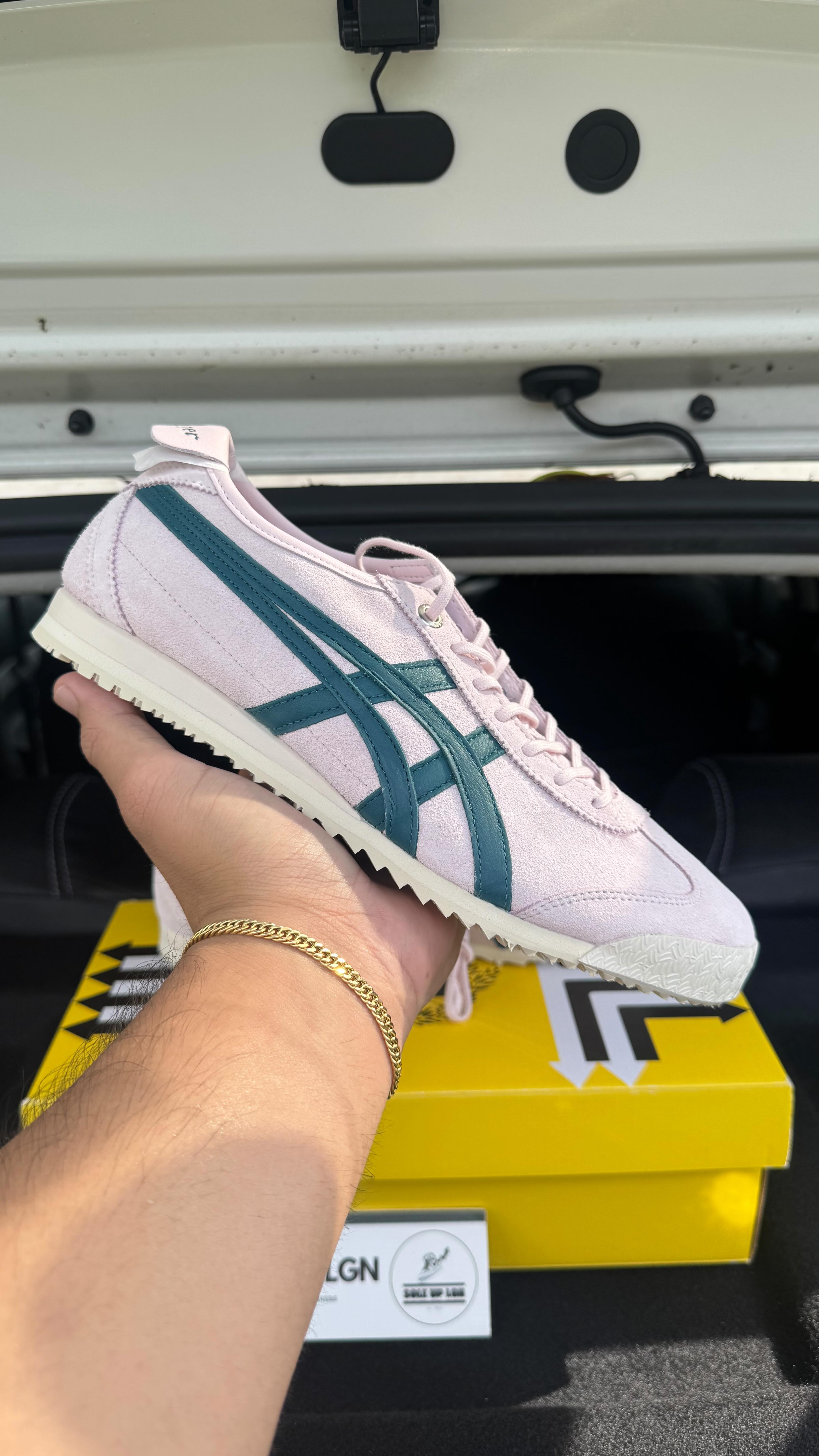 Onitsuka Tiger 66 SD “Crystal Pink Spruce Green” ☁️ Women