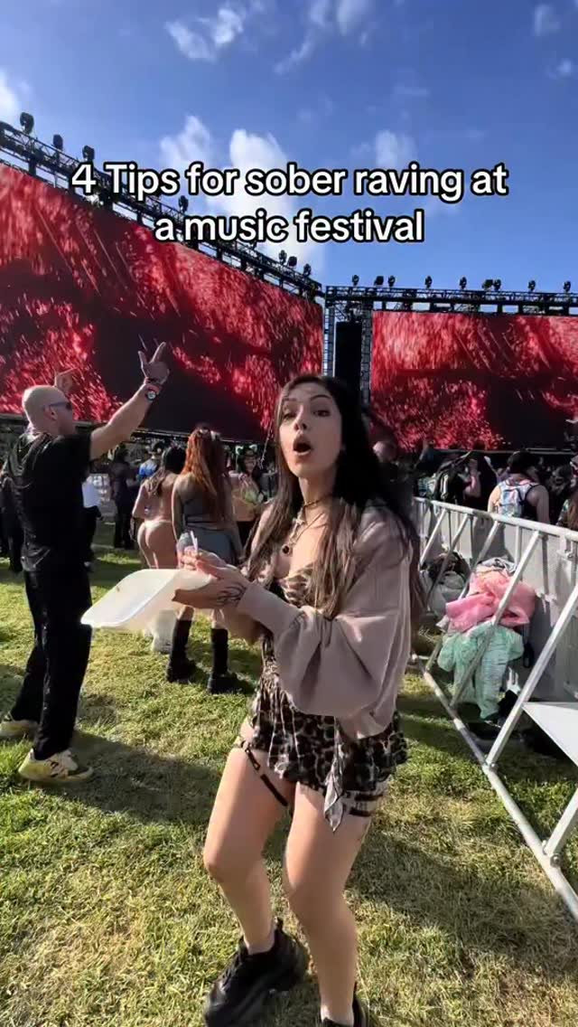 Tips for Sober Raving at a Rave/Music Festival xoxox plurrr