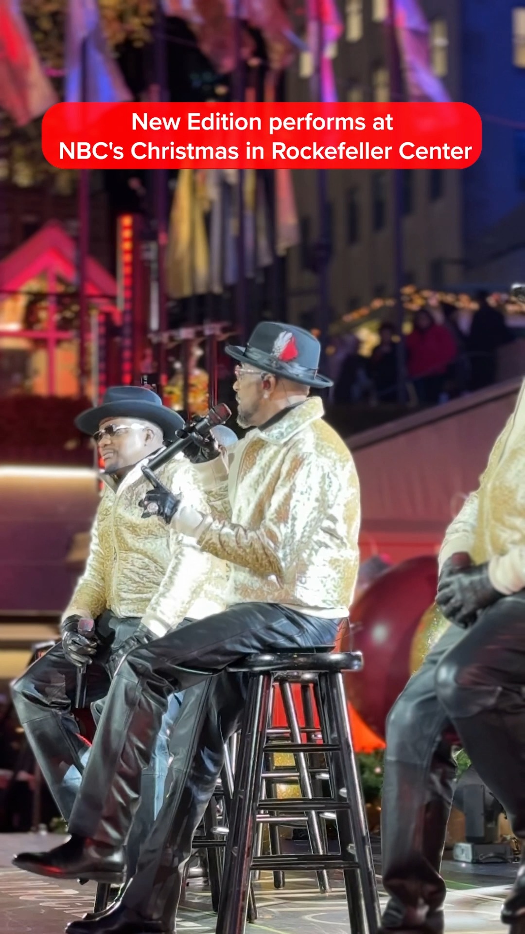 New Edition bringing the perfect harmony to the holidays. 🎶 Christmas ...