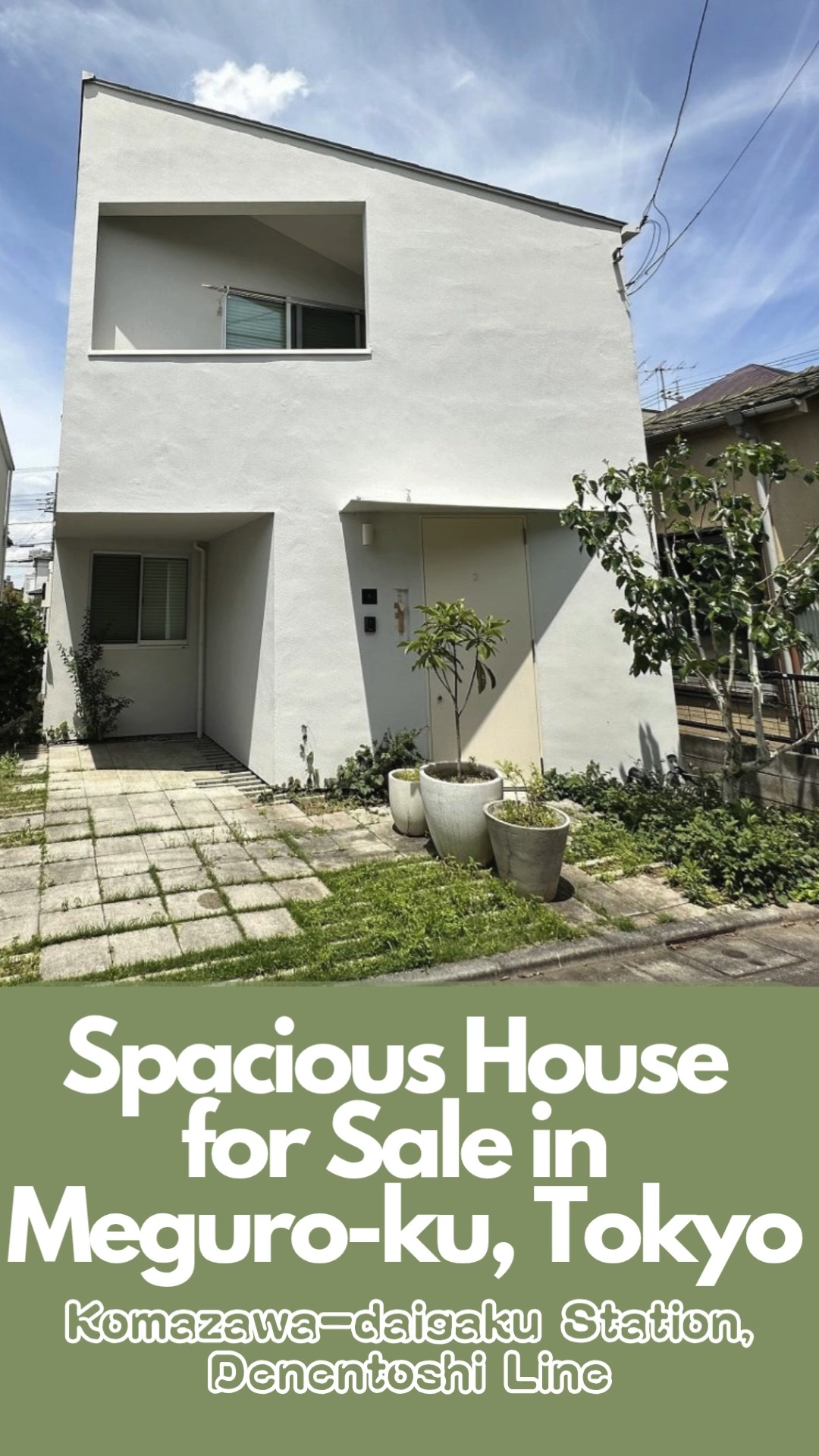 A beautifully designed house for sale near Komazawa Park🏞️ This