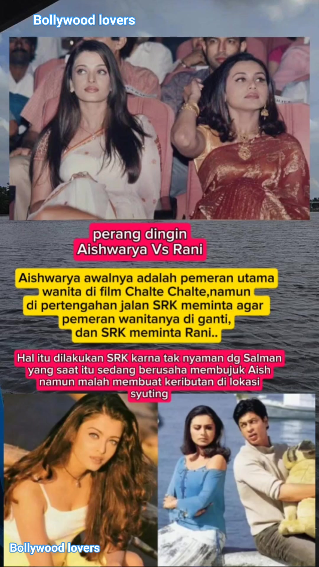 Perang dingin Aishwarya VS Rani #bollywood #bollywoodlovers # ...