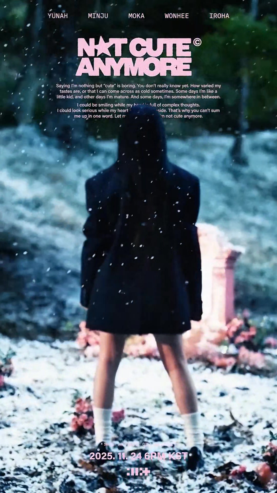 NOT CUTE ANYMORE' MV Moving Poster 1 2025.11.24 6PM (KST) #ILLIT