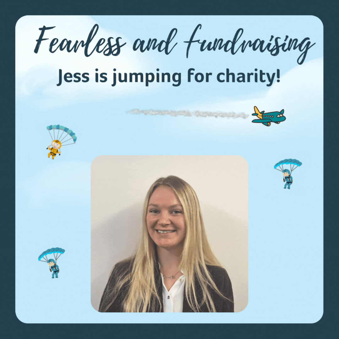 🎀 Jess is taking fundraising to new heights! 🎀 We’re so proud of our ...
