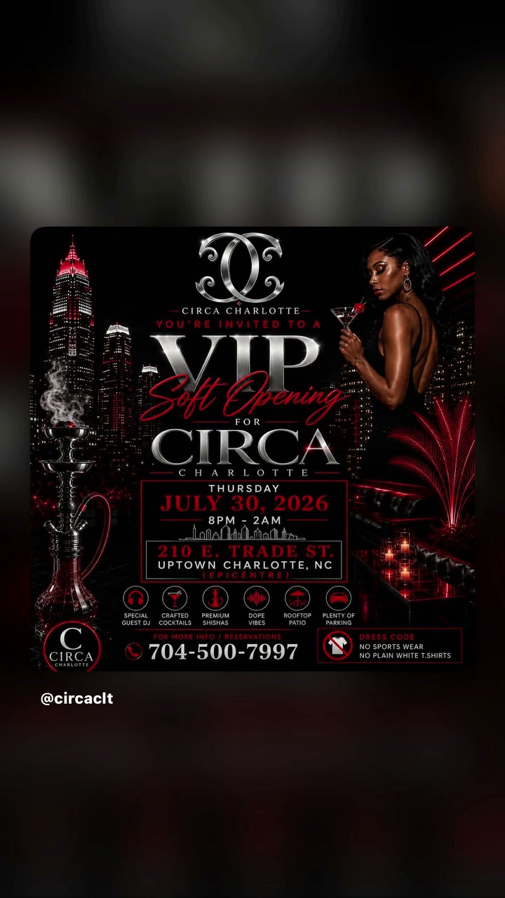 The owner of club exitloungeclt where I cook part time is putting a lounge ba k in the Epicenter uptown charlotte called @circaclt soft grand opening this Thursday 🔥🔥🔥🥃🎉🎉🎉🎉🥃 | Cornelius Put-it On